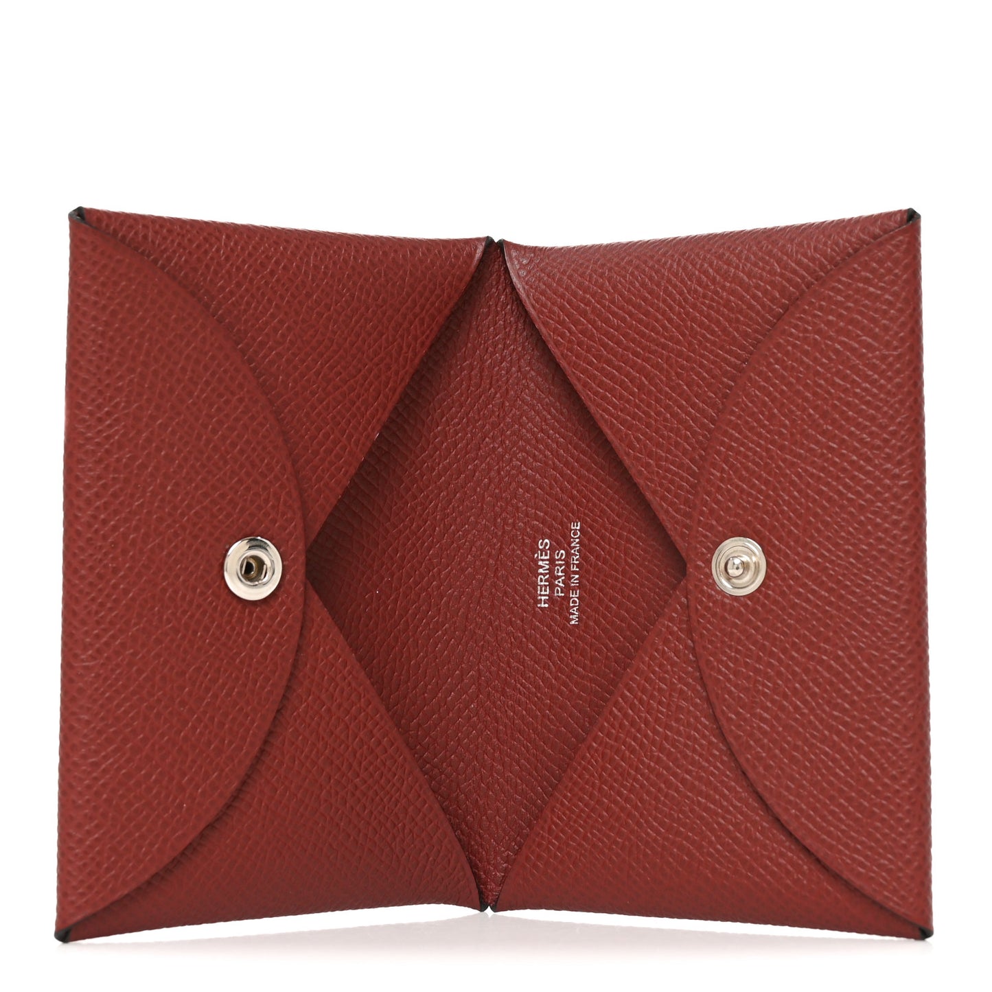 Epsom Calvi Card Case Rouge H