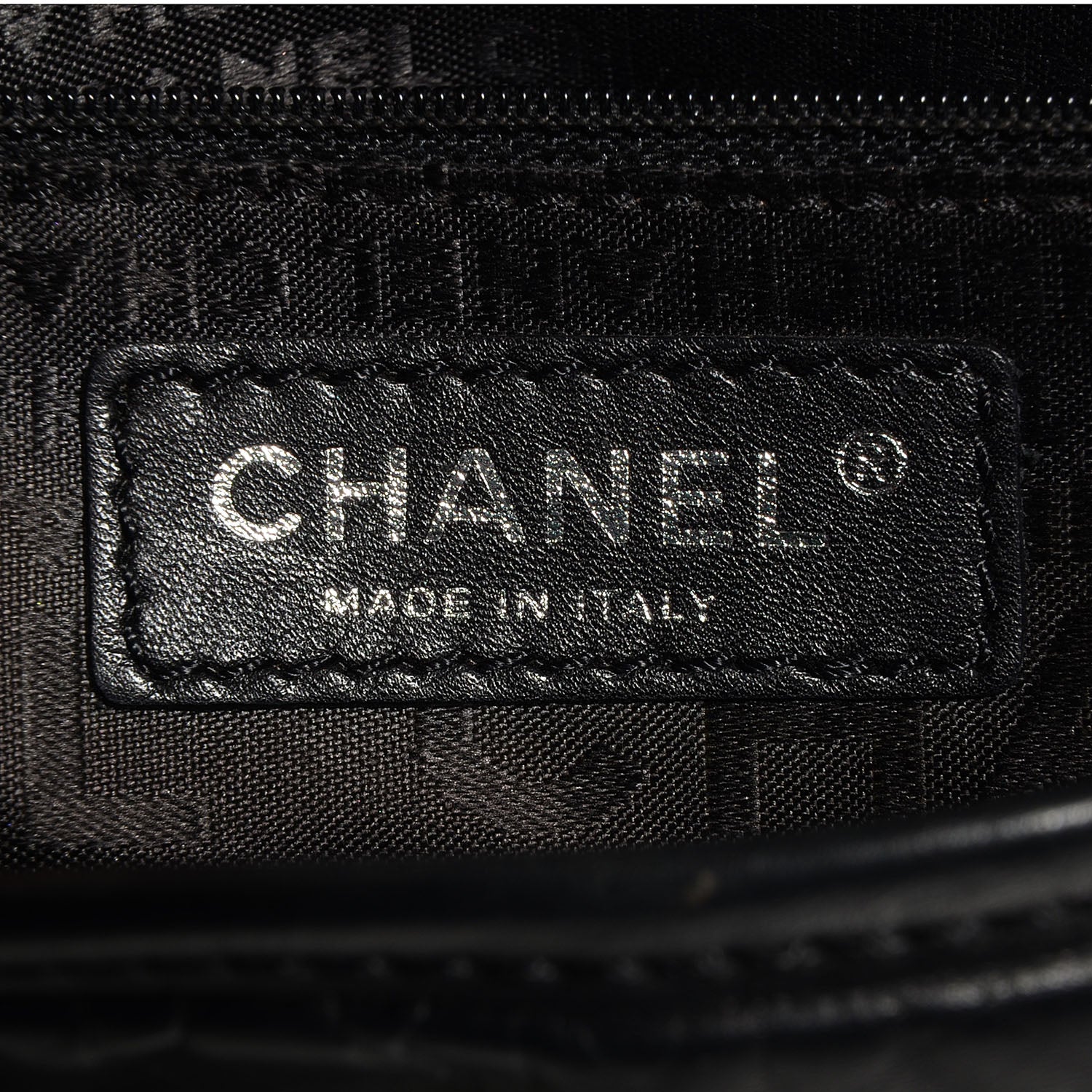 Chanel Aged Calfskin Vintage Ligne Messenger Flap Black 8 of 8