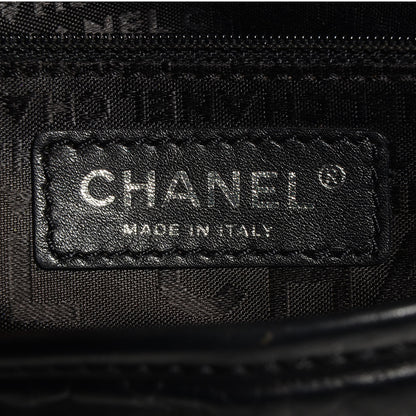 Chanel Aged Calfskin Vintage Ligne Messenger Flap Black 8 of 8