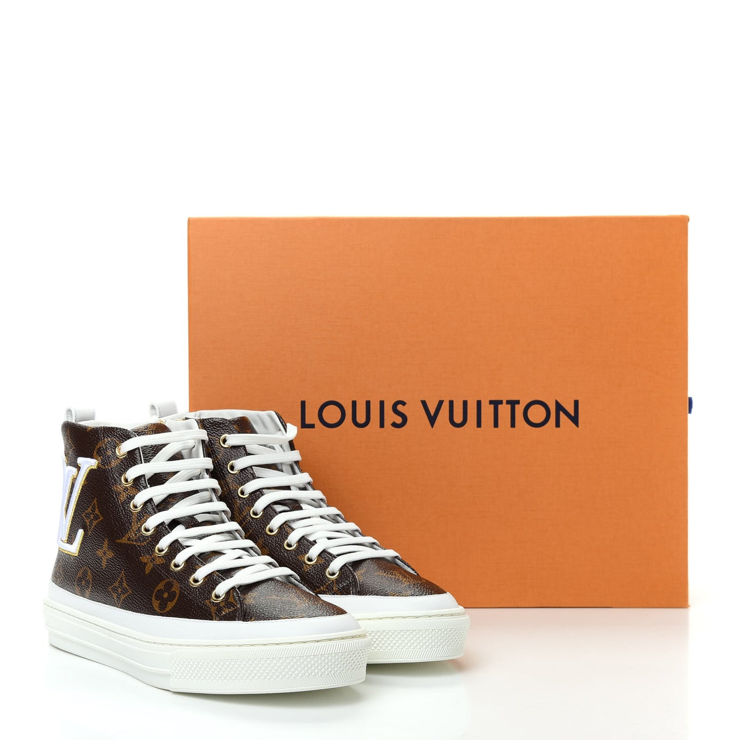 Patent Monogram Stellar Sneaker Boots 38