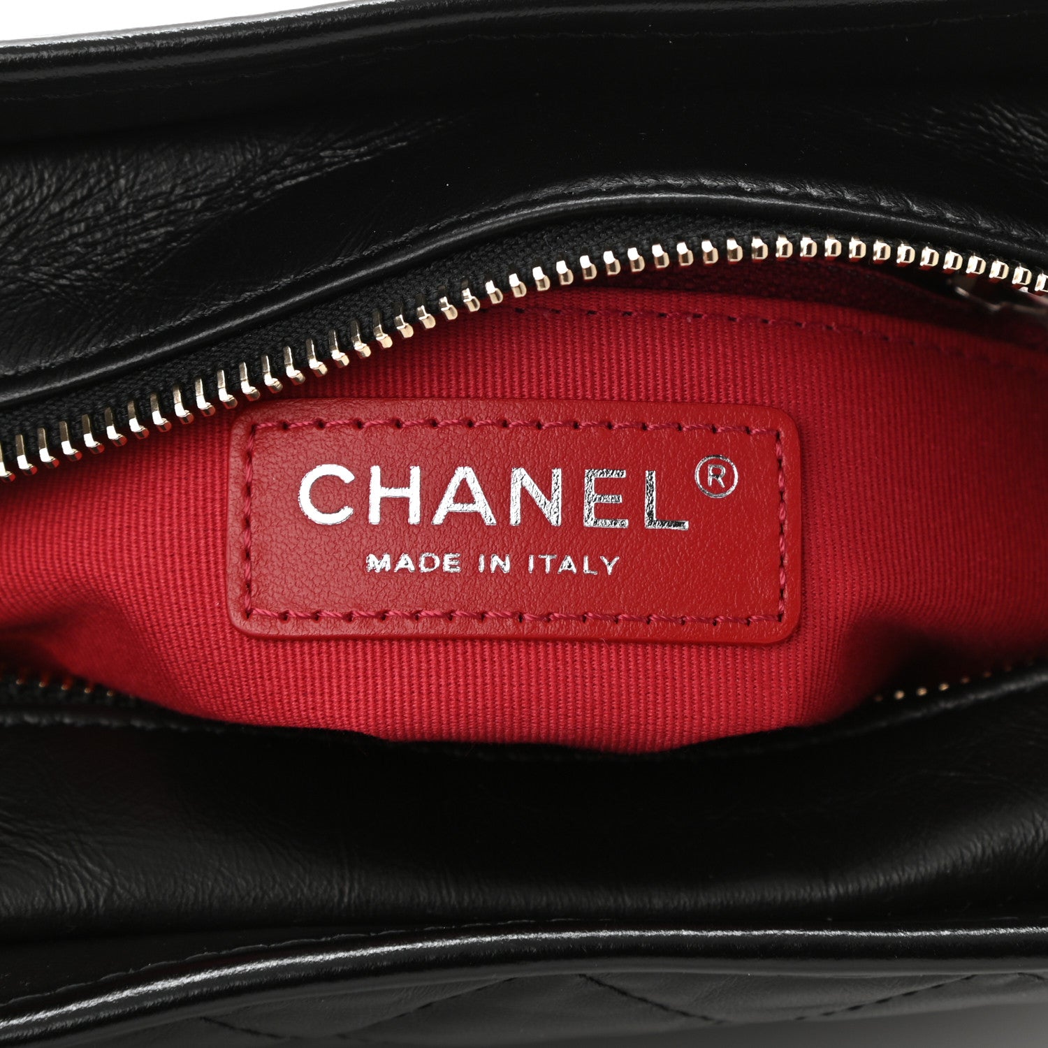 Chanel Aged Calfskin Quilted Small Gabrielle Hobo Black 6 of 10