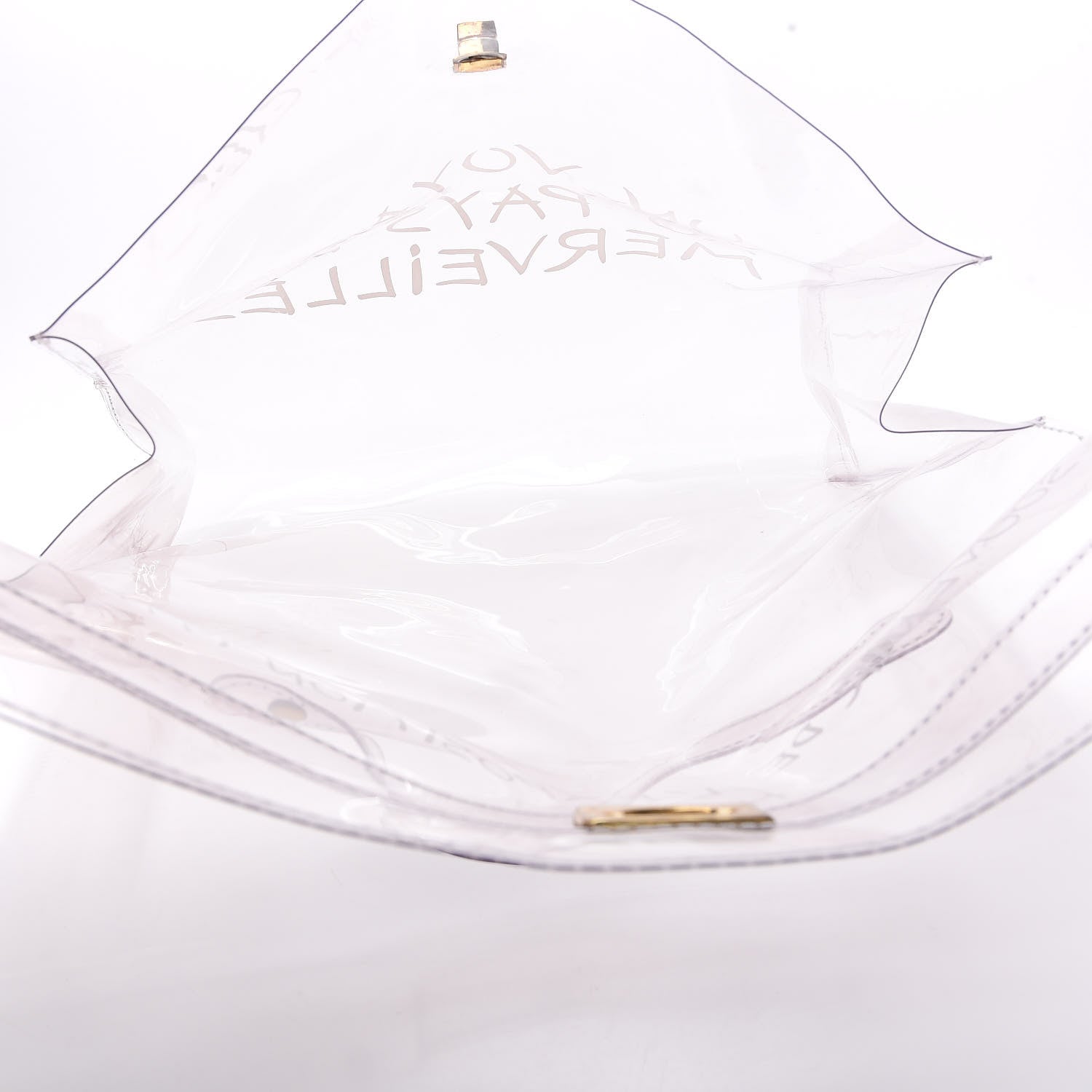 Hermes Vinyl Souvenir De L'Exposition Kelly Transparent 5 of 8