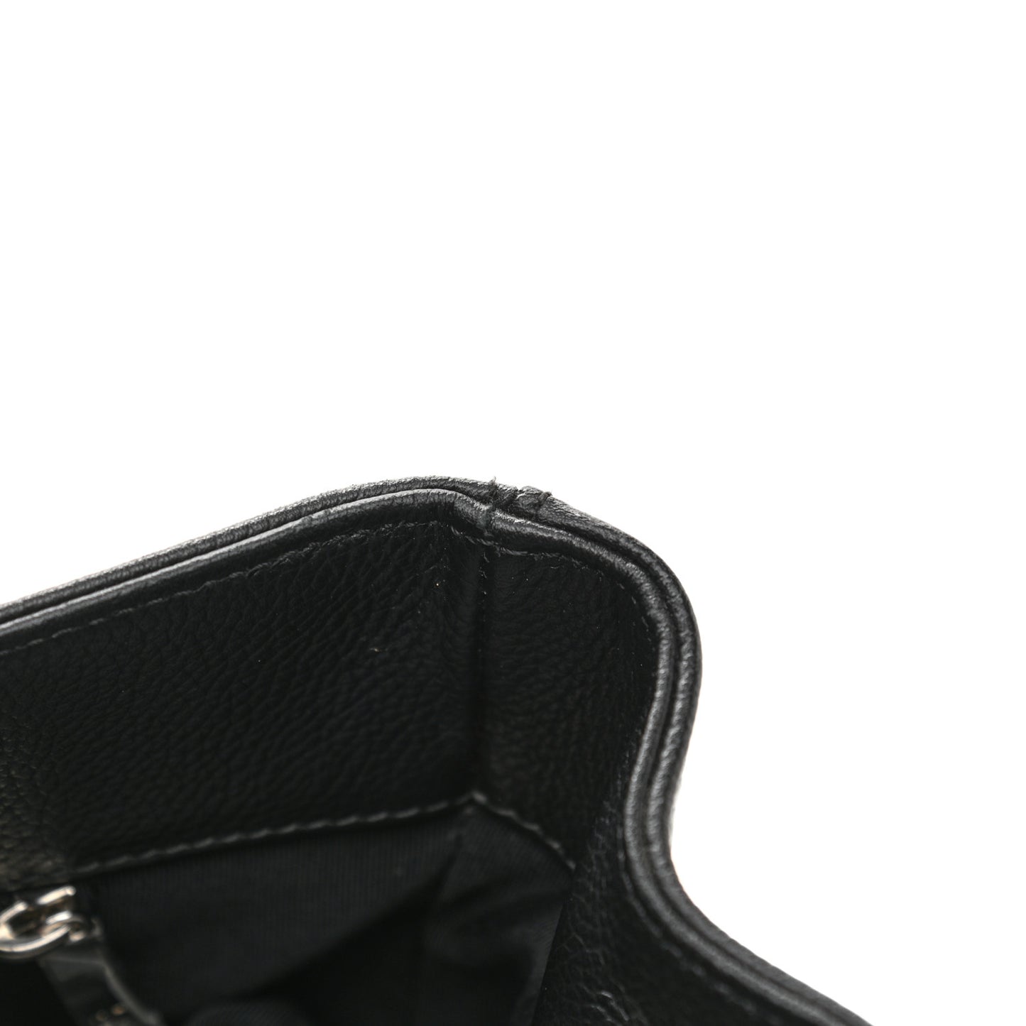 Calfskin Cerf Executive Shopper Tote Black