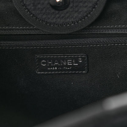 Chanel Mixed Fibers Medium Deauville Tote Black 7 of 12