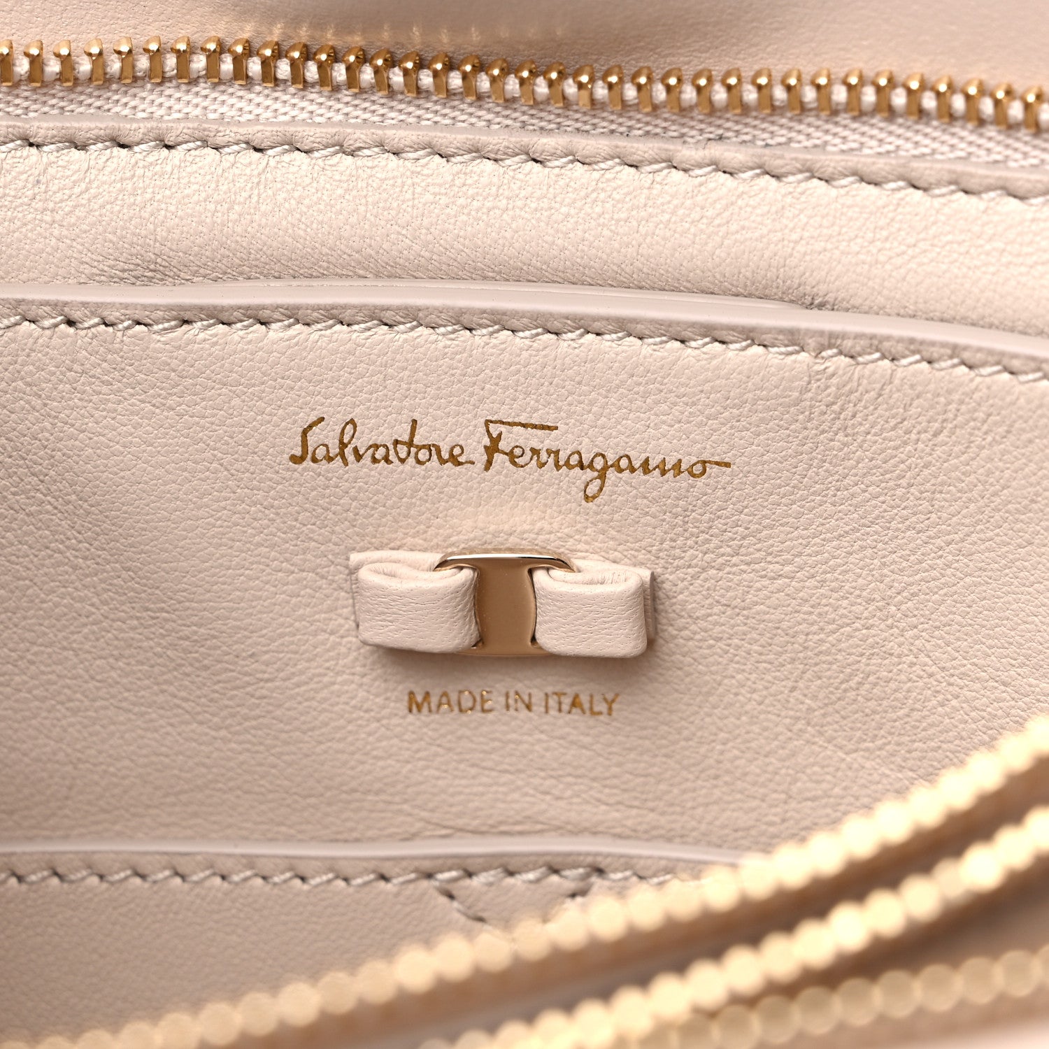 Salvatore Ferragamo Woven Calfskin Viva Bow Shoulder Bag Multicolor 7 of 9
