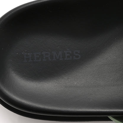 Hermes Epsom Womens Chypre Sandals 36.5 Vert Jade 7 of 10