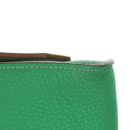 Hermes Taurillon Clemence Eclat Jypsiere 34 Menthe Etoupe 15 of 17