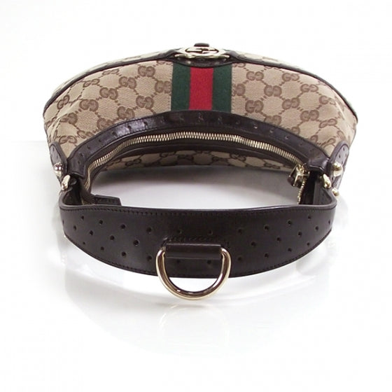 Gucci Monogram Signature Reins Shoulder Bag 4 of 11