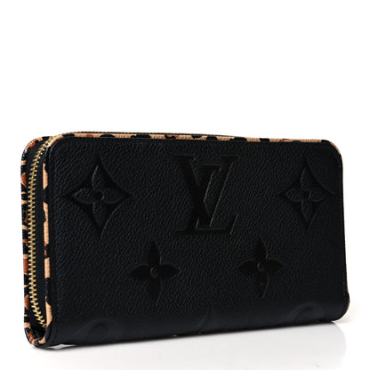 Louis Vuitton Empreinte Monogram Giant Wild At Heart Zippy Wallet Black 3 of 7