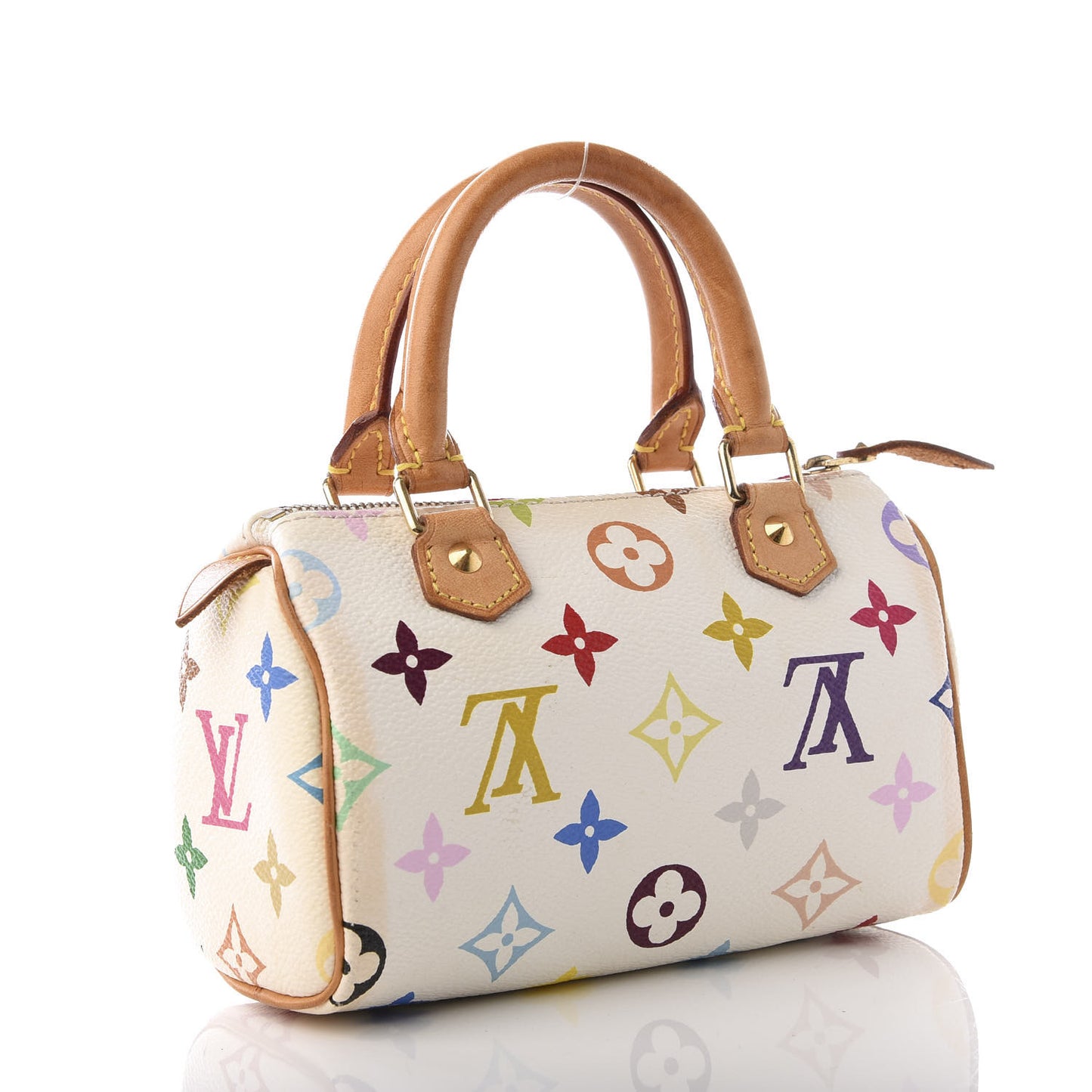 Monogram Multicolor Mini Sac HL Speedy White