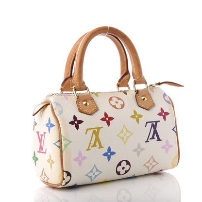 Louis Vuitton Monogram Multicolor Mini Sac HL Speedy White 2 of 8