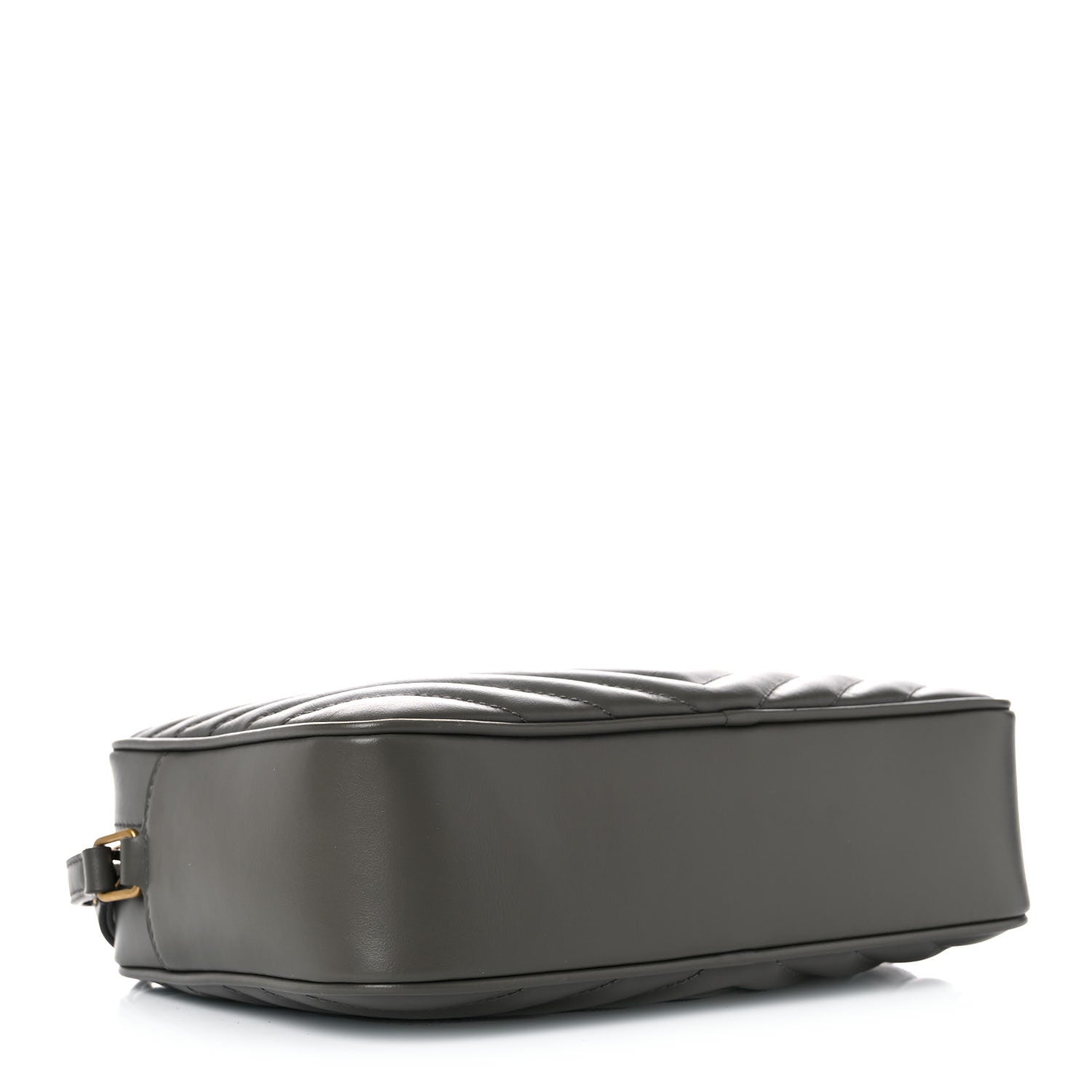 Saint Laurent Calfskin Matelasse Monogram Lou Camera Bag Grey Kaki 7 of 17