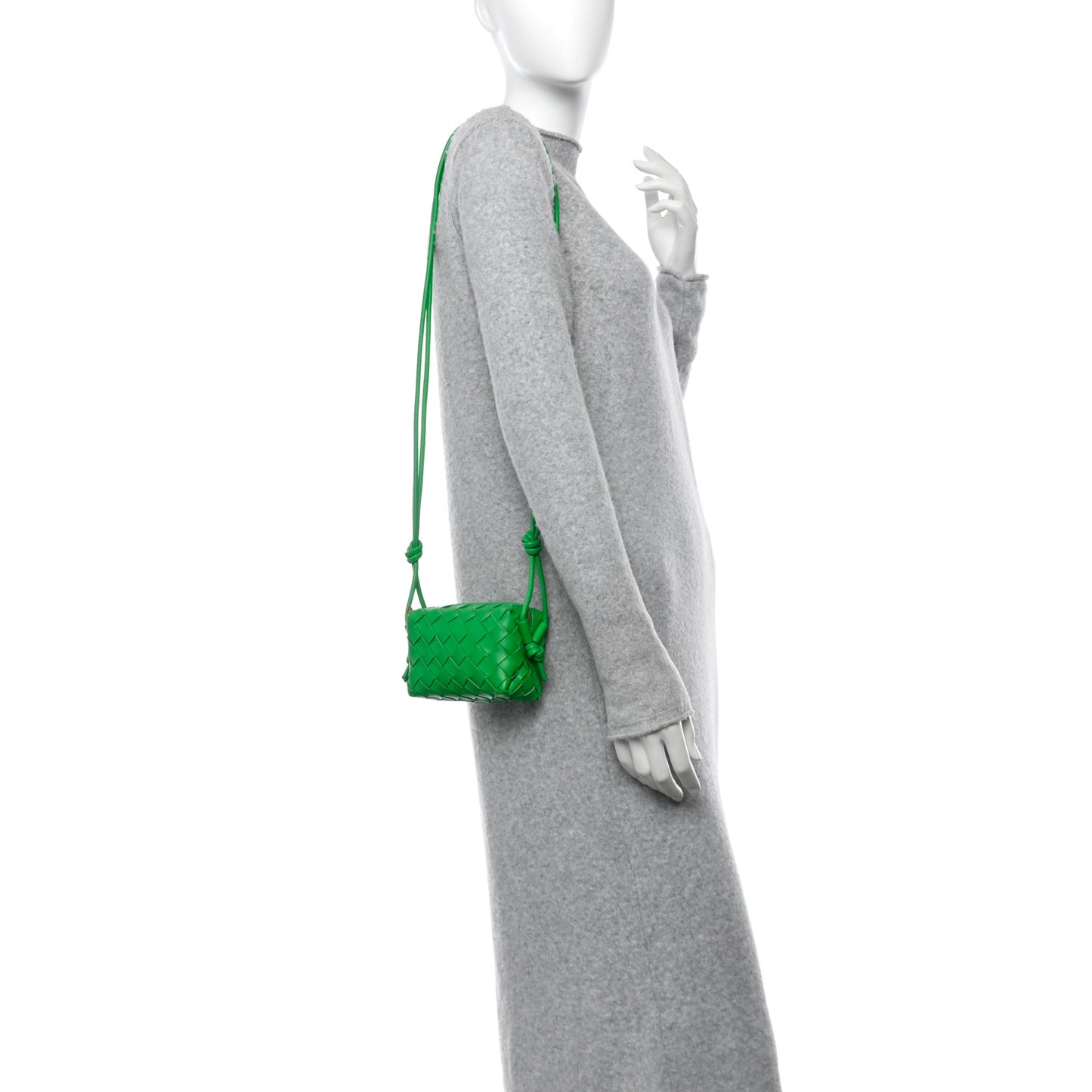 Nappa Intrecciato Candy Loop Camera Bag Parakeet