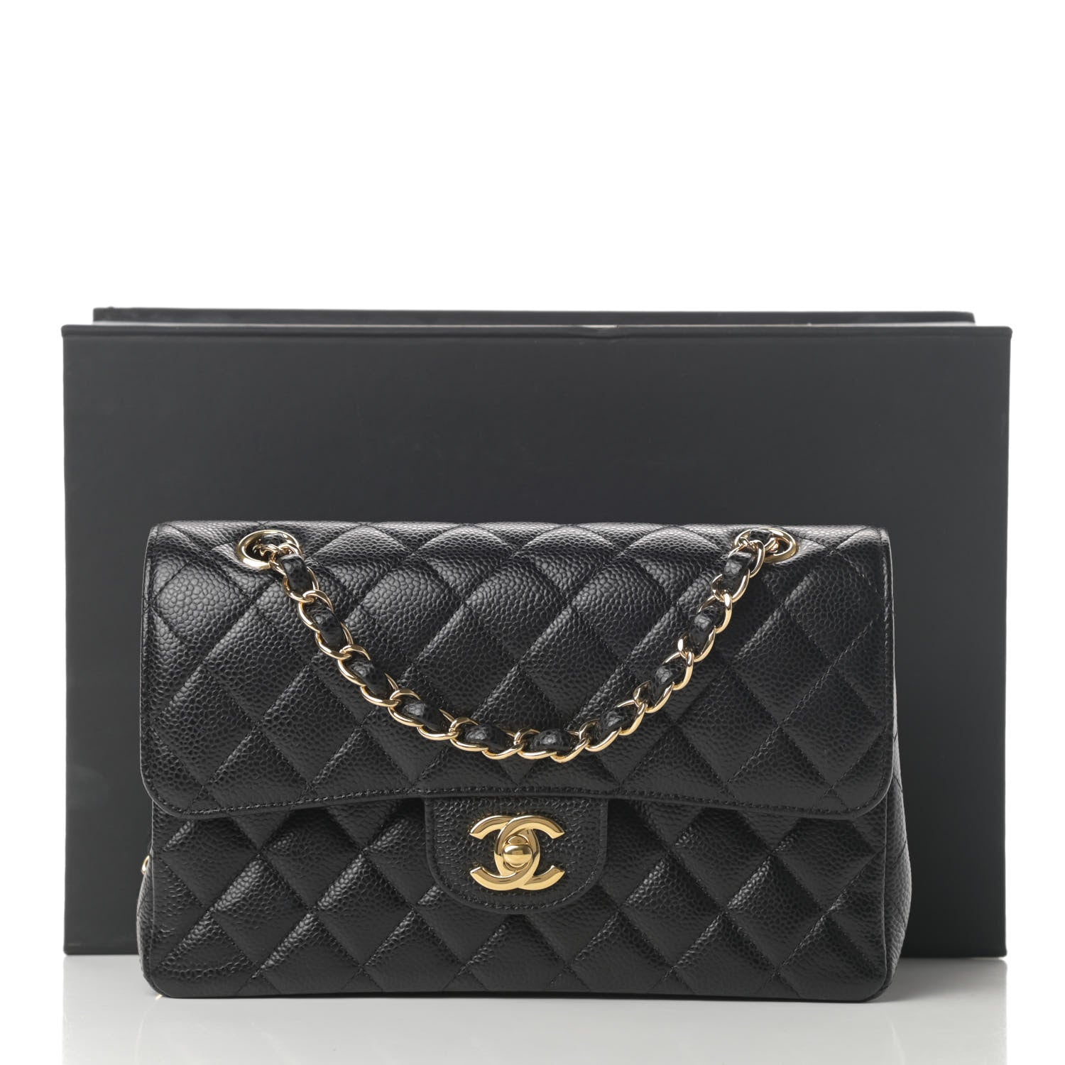 Chanel Caviar Quilted Small Double Flap Black 13 of 13