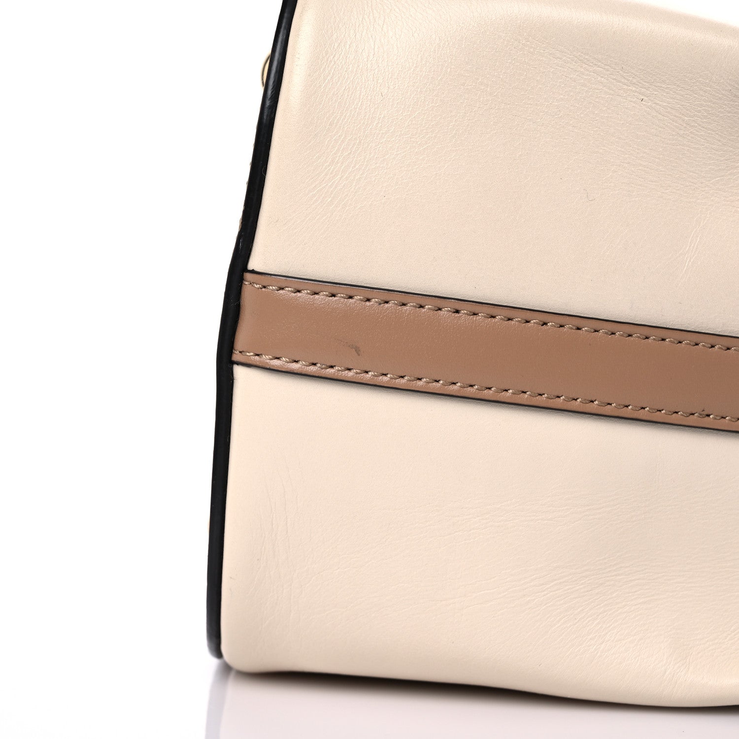Burberry Calfskin Small Peggy Bucket Bag Cream 15 of 19