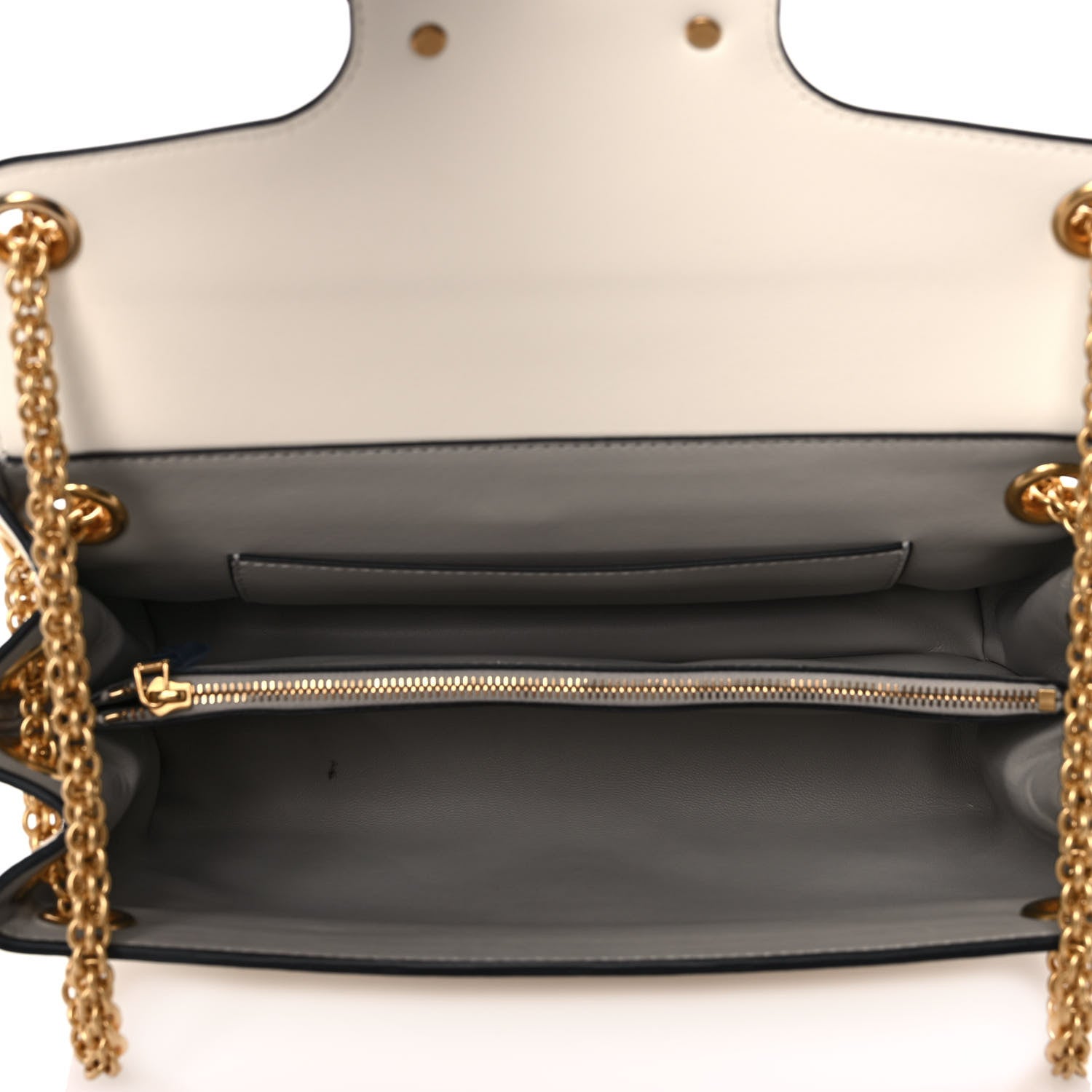 Valentino Garavani Nappa Stud Sign Shoulder Bag Ivory 5 of 10