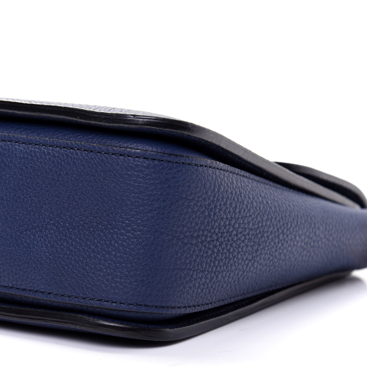 Gucci Soft Grained Calfskin Small Jackie Shoulder Bag Classic Blue Marine 10 of 21