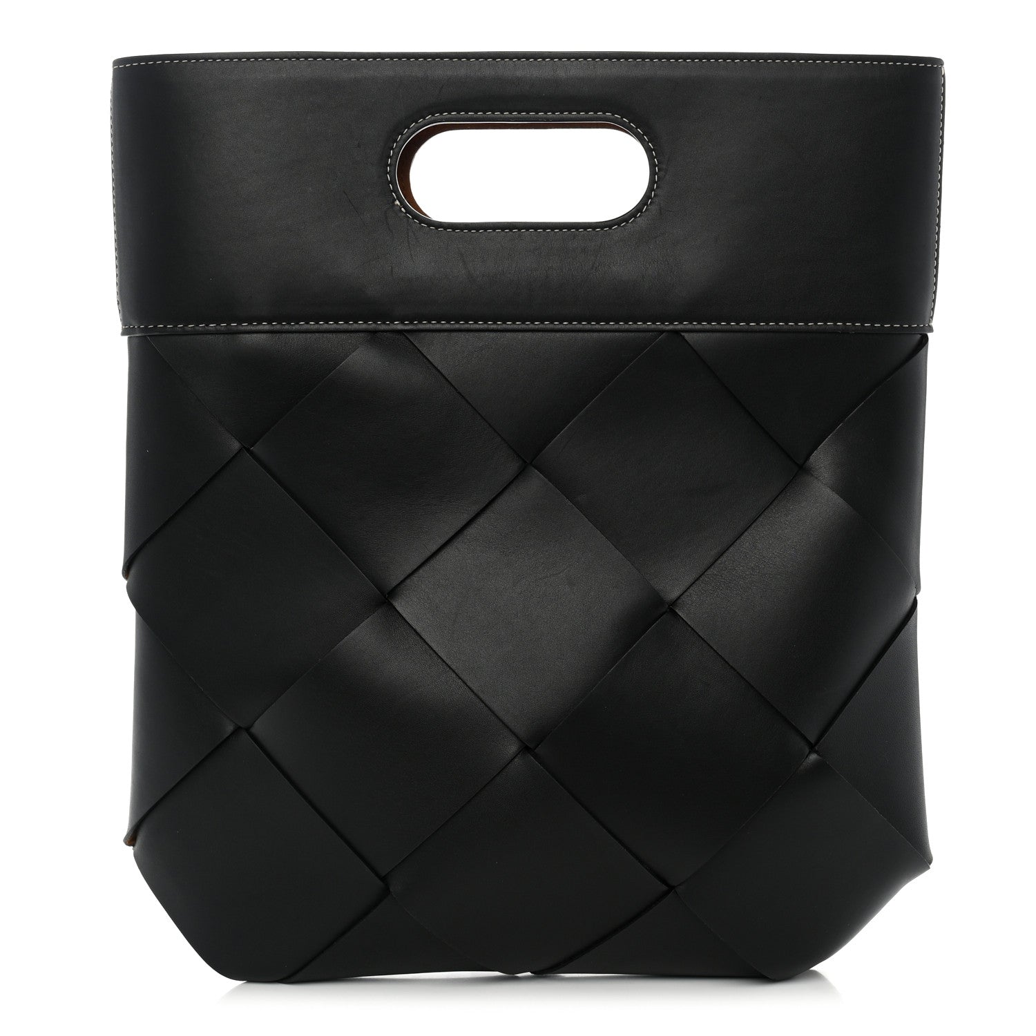 Bottega Veneta French Calfskin Small Slip Tote Black 1 of 10