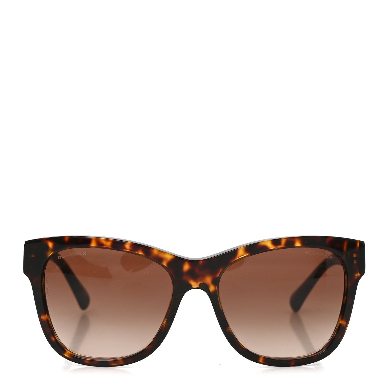 Chanel Acetate Runway Square Sunglasses 5380 Dark Tortoise 2 of 7