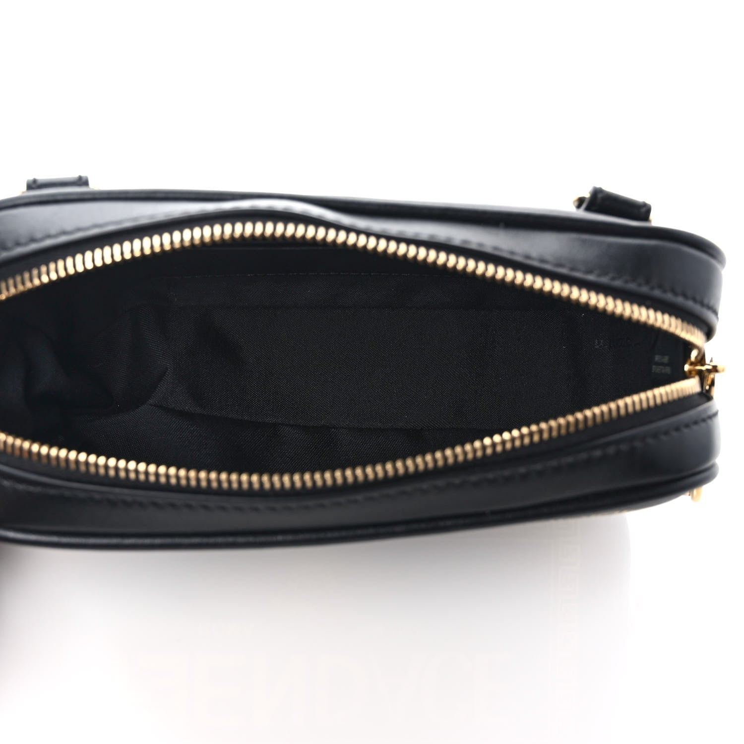 Fendi X VERSACE Vitello Cover Fendace Medusa Small Camera Case Black Gold 5 of 9
