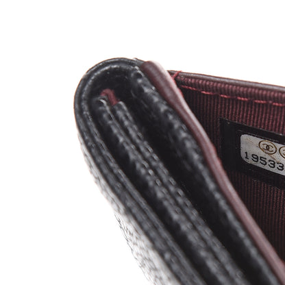 Chanel Caviar Quilted Compact French Flap Wallet Black 7 of 12