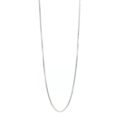 David Yurman Sterling Silver 14K Yellow Gold 3.6mm Box Chain Necklace 36" 1 of 5