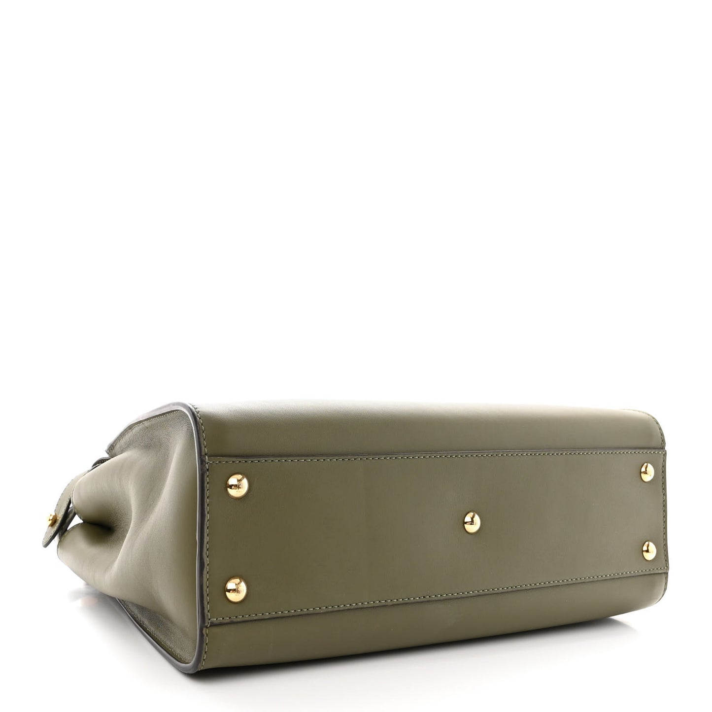 Vitello Seta Light Aura Shiny Nappa Medium Peekaboo I SEE U Satchel Equatore Cuoio