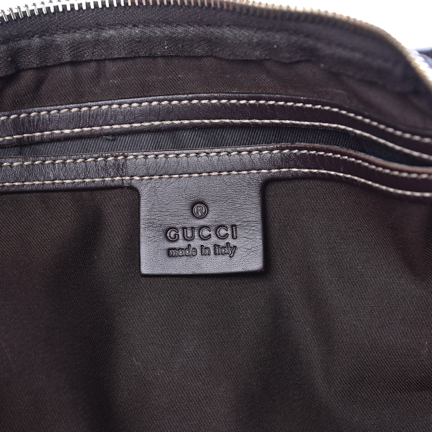 GG Plus Monogram Web Medium Joy Boston Dark Brown