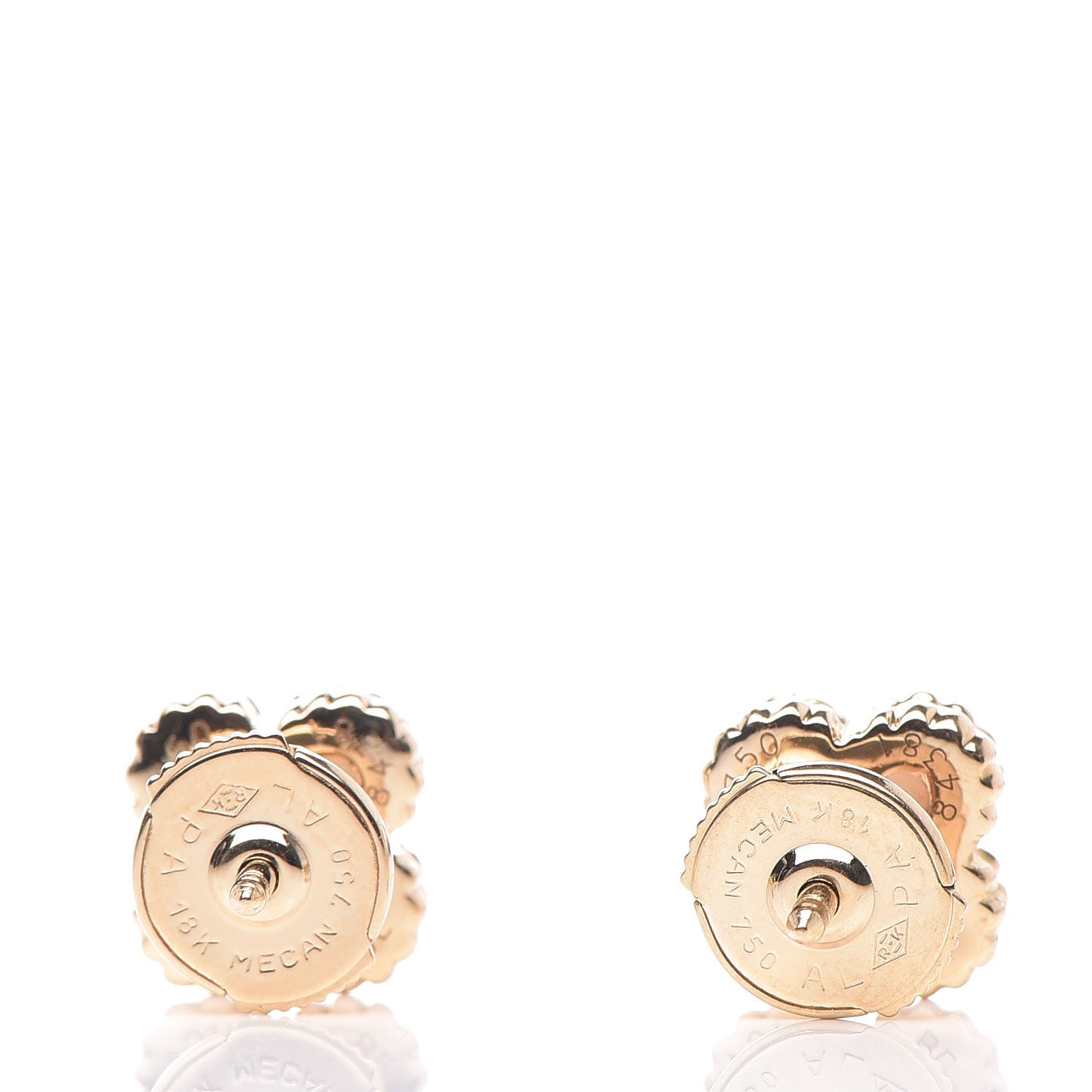 18K Yellow Gold Mother of Pearl Sweet Alhambra Earrings