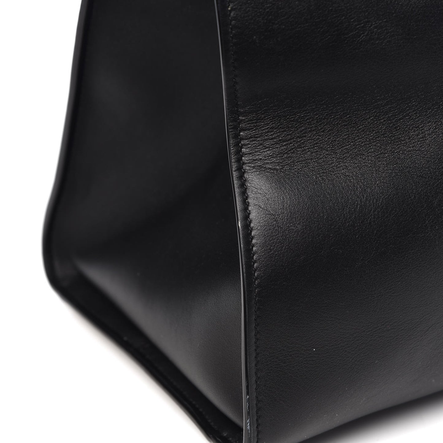 Calfskin Large Manhattan Shopper Tote Black