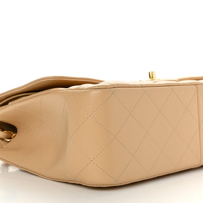 Chanel Caviar Quilted Jumbo Double Flap Beige 9 of 11
