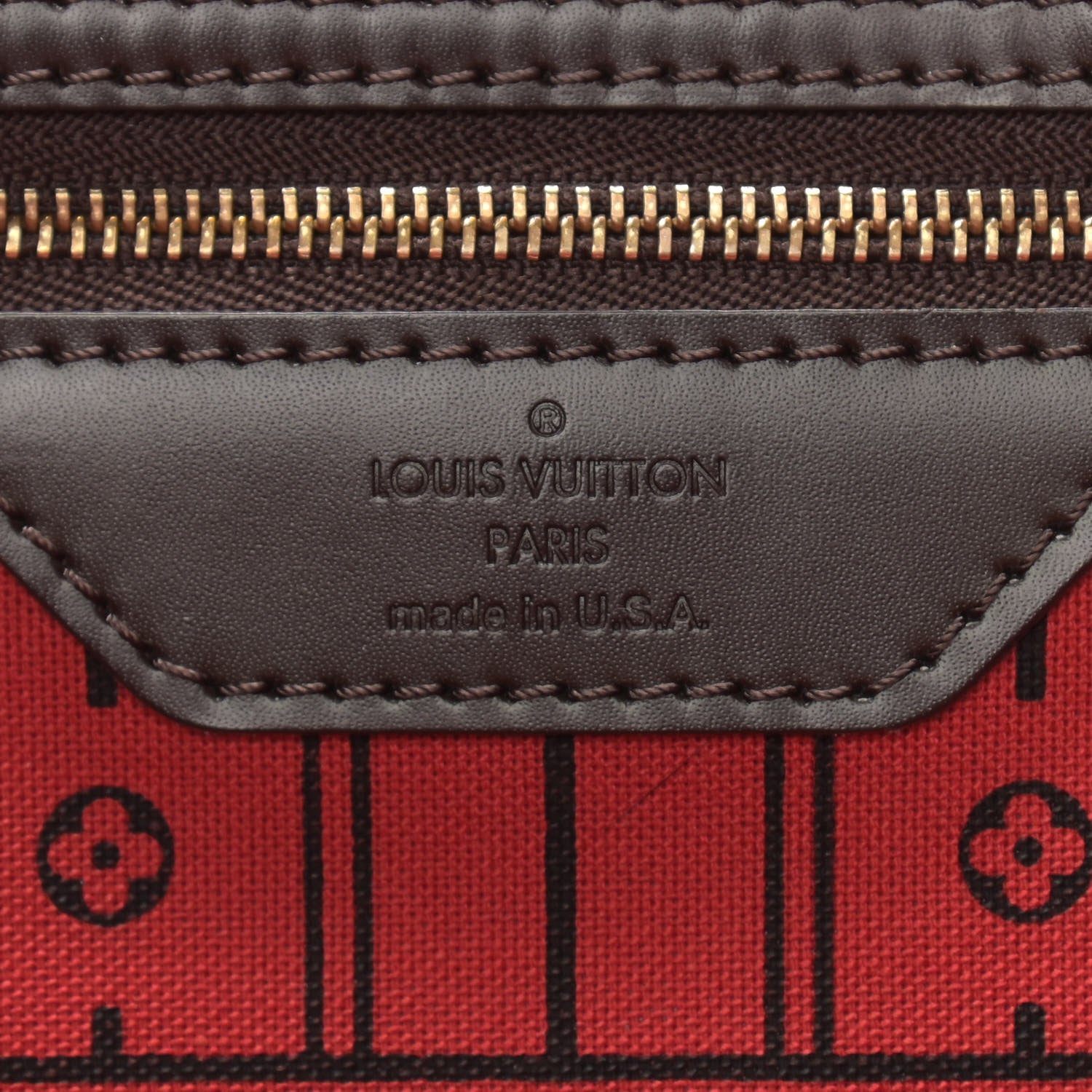 Louis Vuitton Damier Ebene Neverfull GM 6 of 16