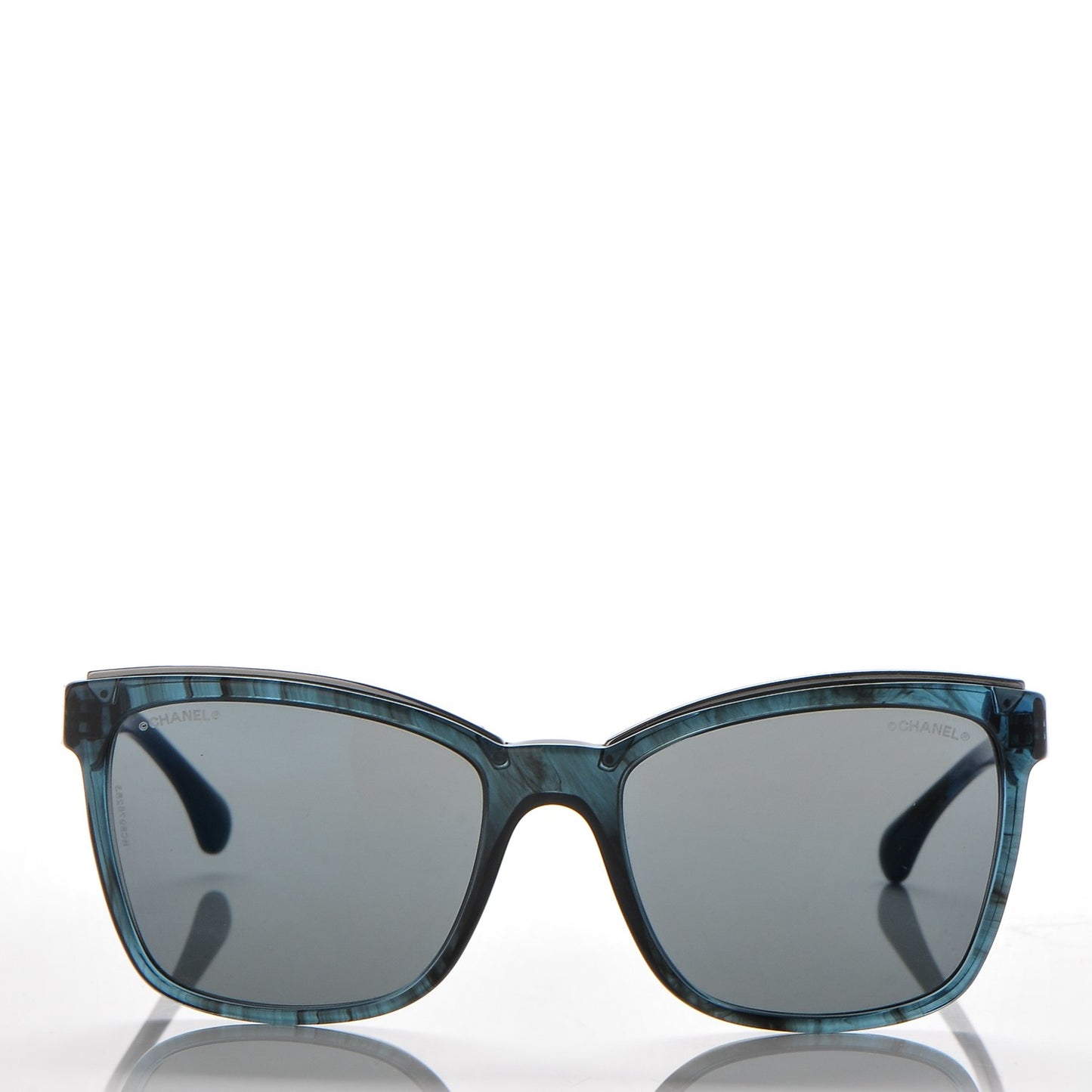 Square Chain Sunglasses 5360-Q Dark Blue
