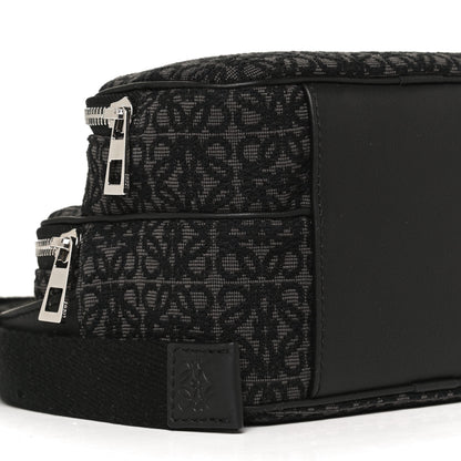 Loewe Jacquard Anagram Calfskin Mini Camera Bag Anthracite Black 9 of 10