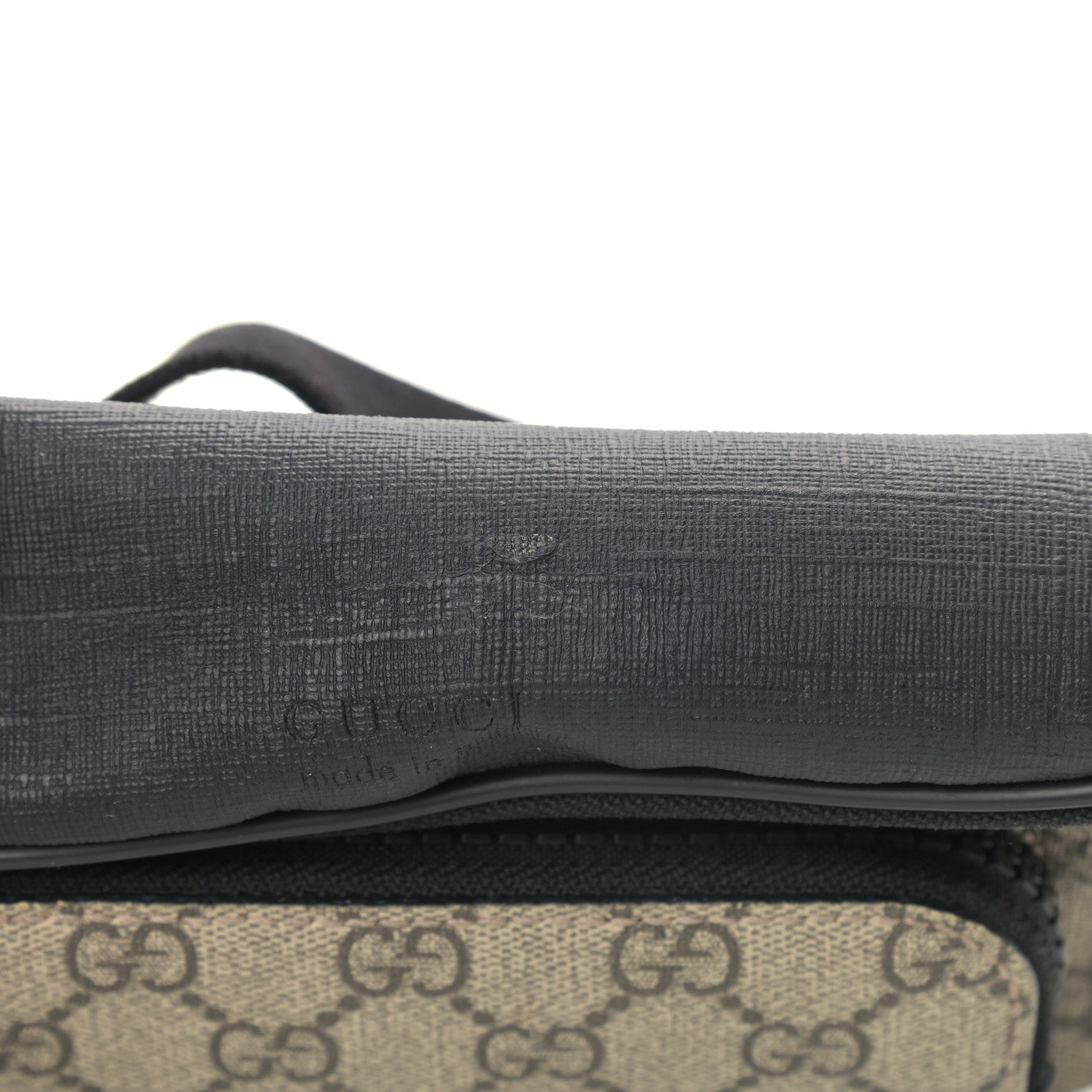 Gucci GG Supreme Monogram Belt Bag Black 21 of 22