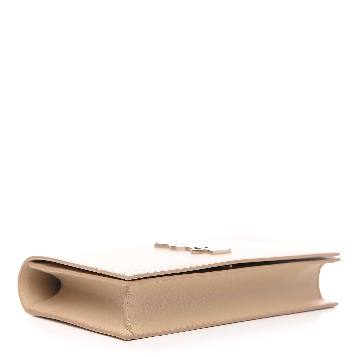Grain De Poudre Classic Kate Monogram Clutch Nude Powder