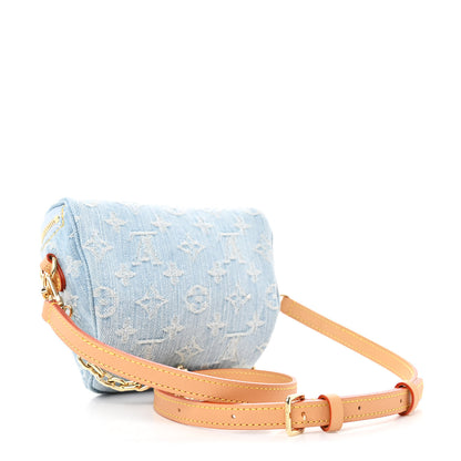 Louis Vuitton Monogram Denim Mini Bumbag Sky Blue 3 of 10