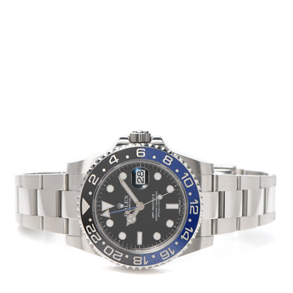 Rolex Stainless Steel 40mm Oyster Perpetual Date GMT Master II Batman Watch Black 116710BLNR 2 of 6
