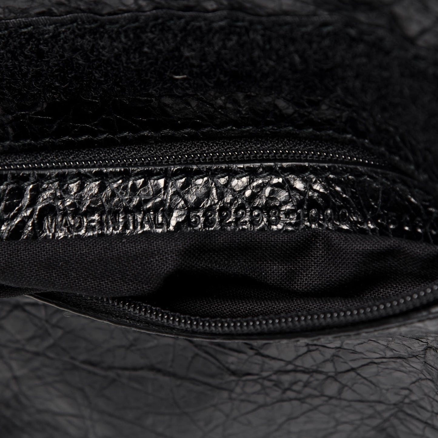 Agneau Arena Small Explorer Crossbody Pouch Black