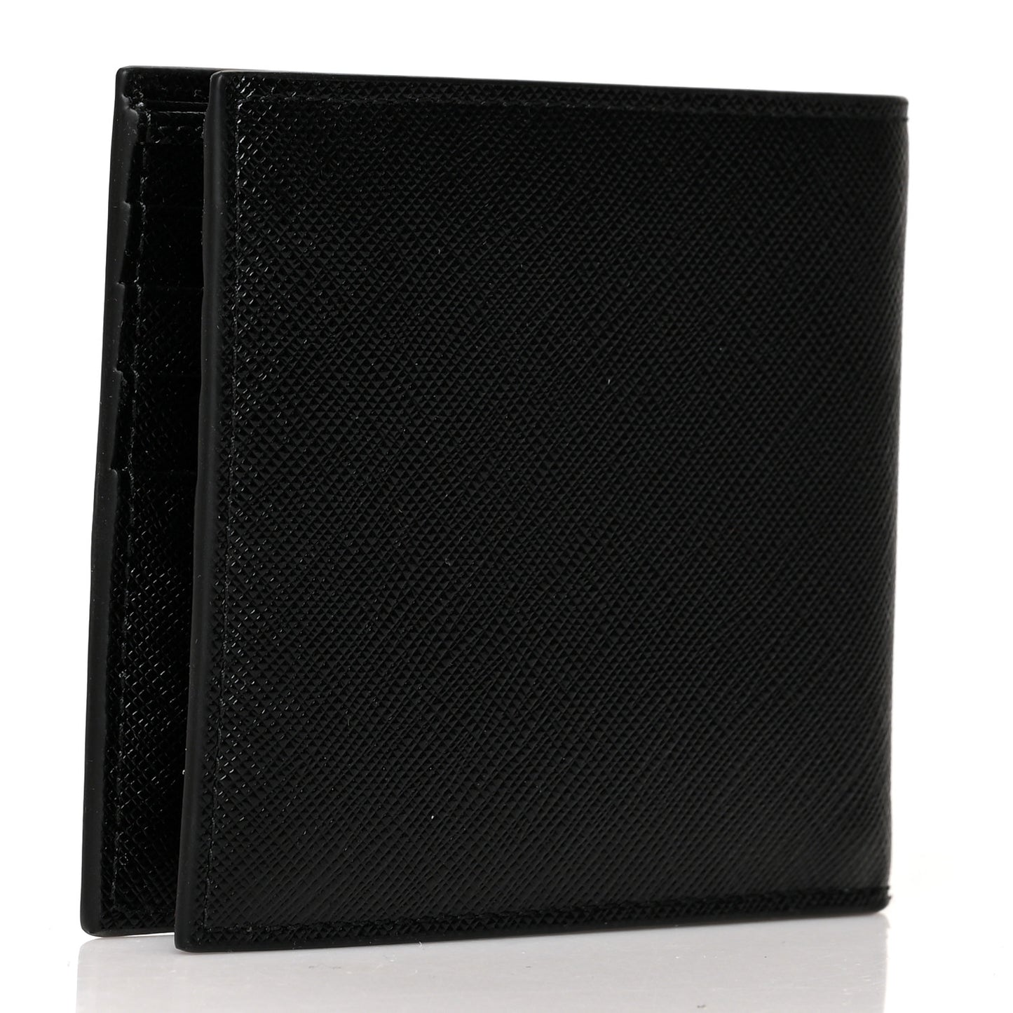 Saffiano Bi-Fold Wallet Black