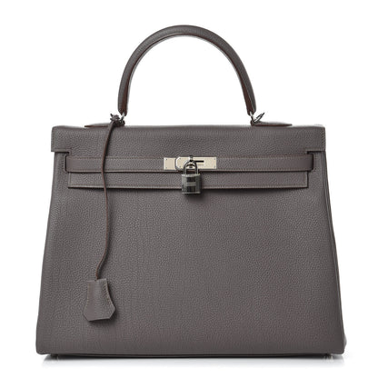 Hermes Togo Kelly Retourne 35 Etain 1 of 35