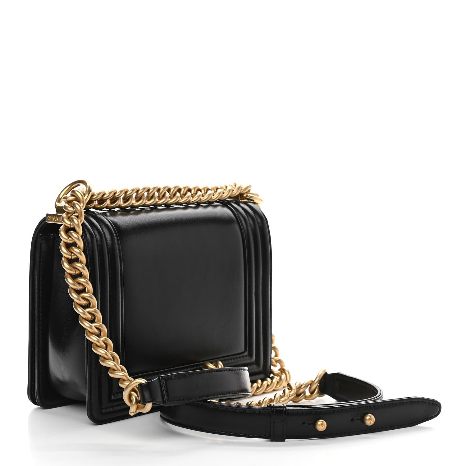 Chanel Calfskin Mini Boy Flap Black 3 of 12