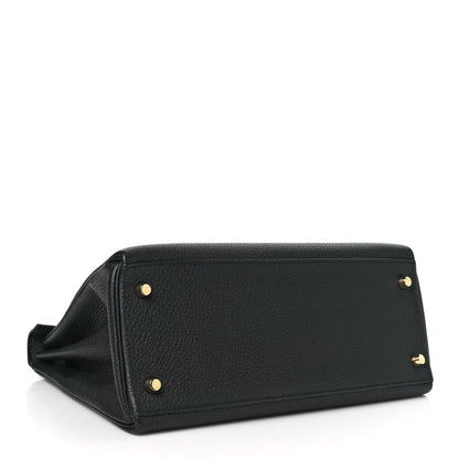 Hermes Togo Kelly Retourne 28 Black 4 of 10