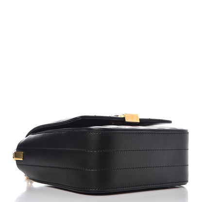 Saint Laurent Lambskin Matelasse Monogram Small Vicky Chain Bag Black 4 of 8