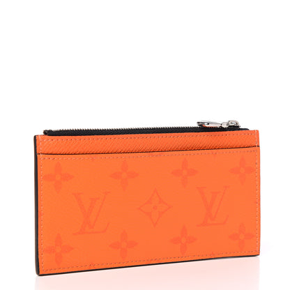 Louis Vuitton Taigarama Coin Card Holder Orange 2 of 8