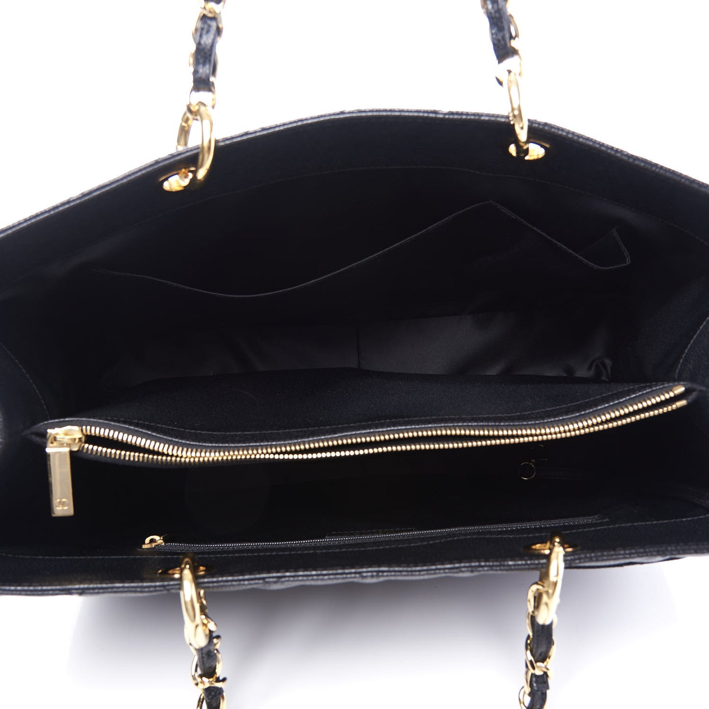 Caviar Quilted XL Grand Shopping Tote GST Black