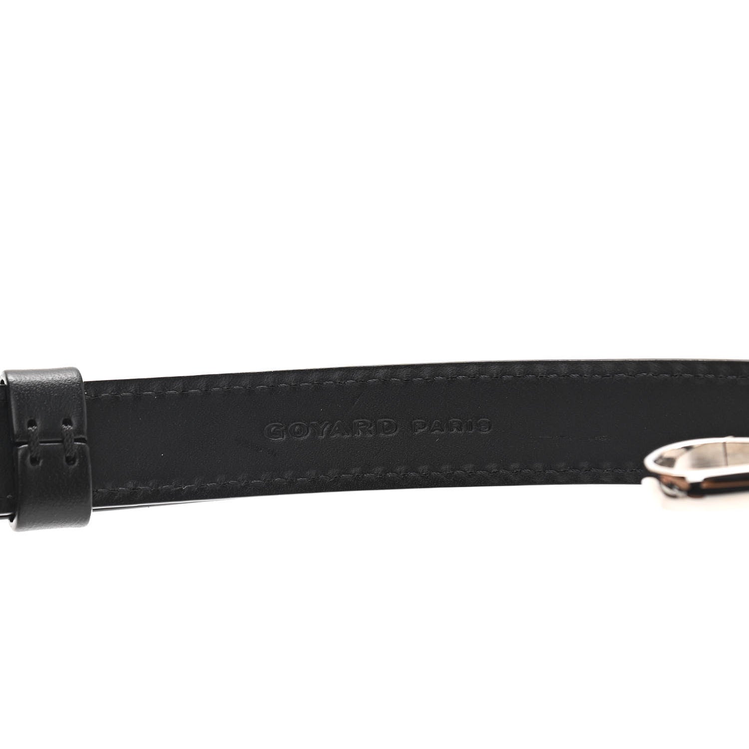 Goyard Calfskin Adjustable Shoulder Strap Black 3 of 8