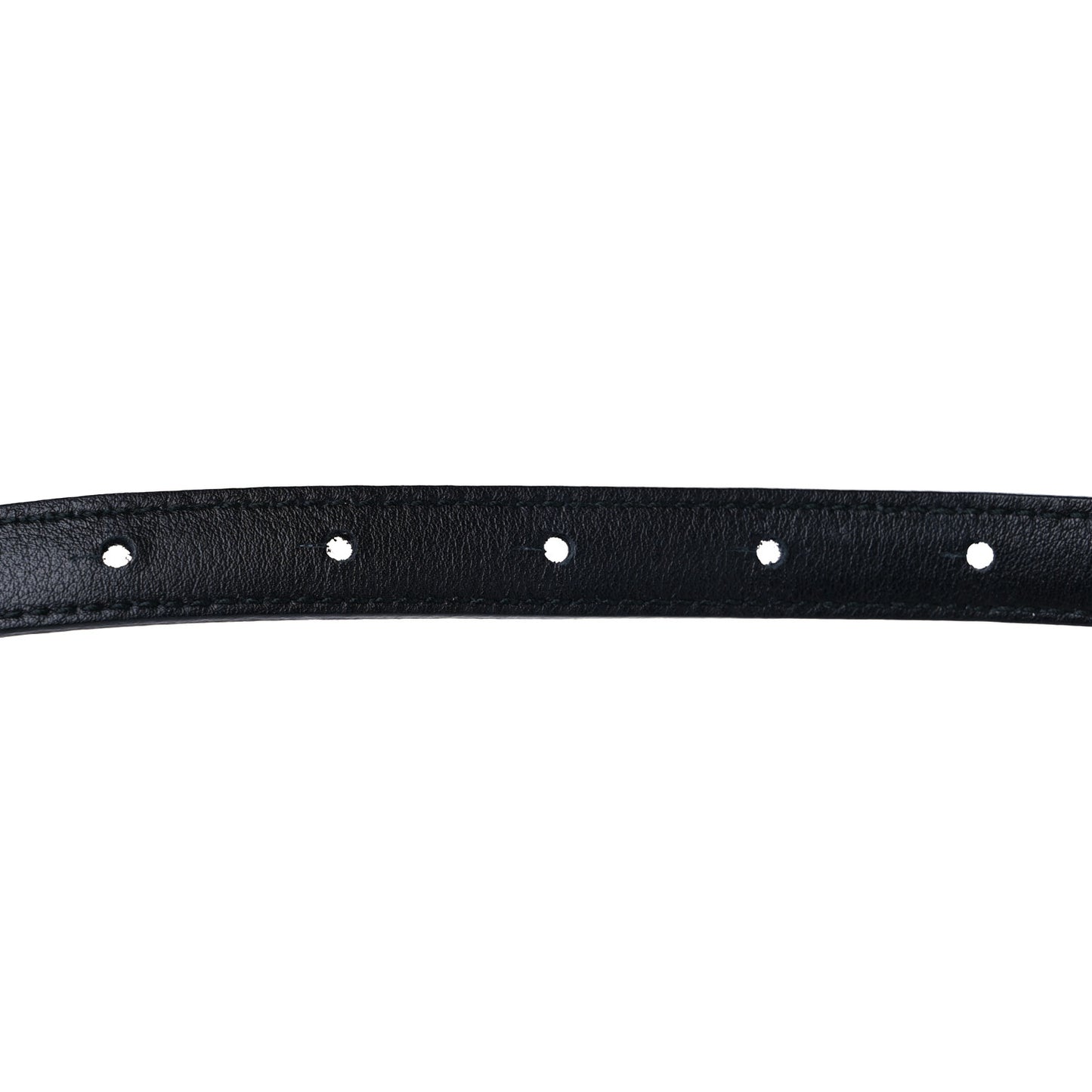 Moon Calfskin Nickel Interlocking G 20mm Belt 85 34 Porcelain Light Blue