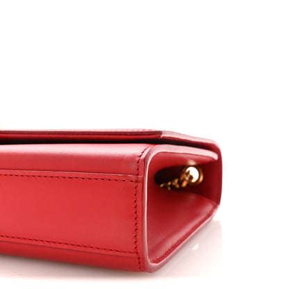 Saint Laurent Smooth Calfskin Medium Classic Monogram Kate Tassel Satchel Lipstick Red 9 of 9