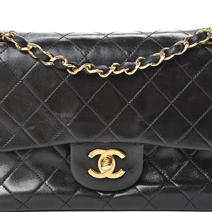 Chanel Lambskin Quilted Small Double Flap Black 9 of 19